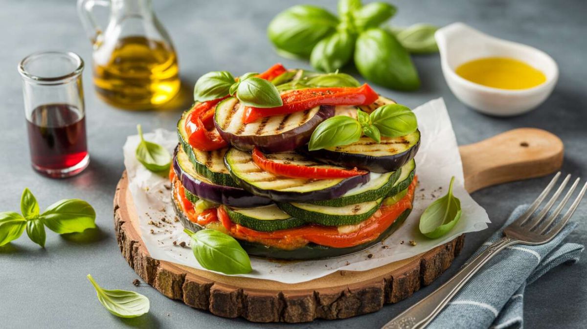 La délicieuse terrine de légumes grillés