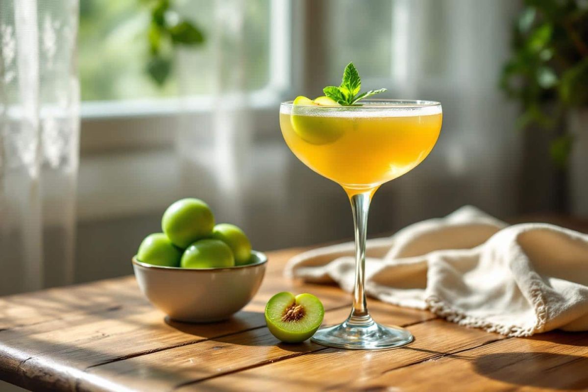 découvrez le spritz reine-claude : un cocktail fruité et pétillant pour l'été