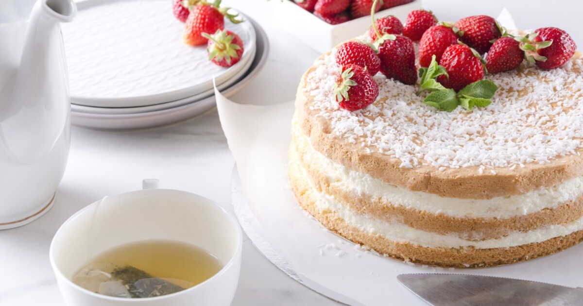 Un fraisier léger et frais pour vos étés en famille