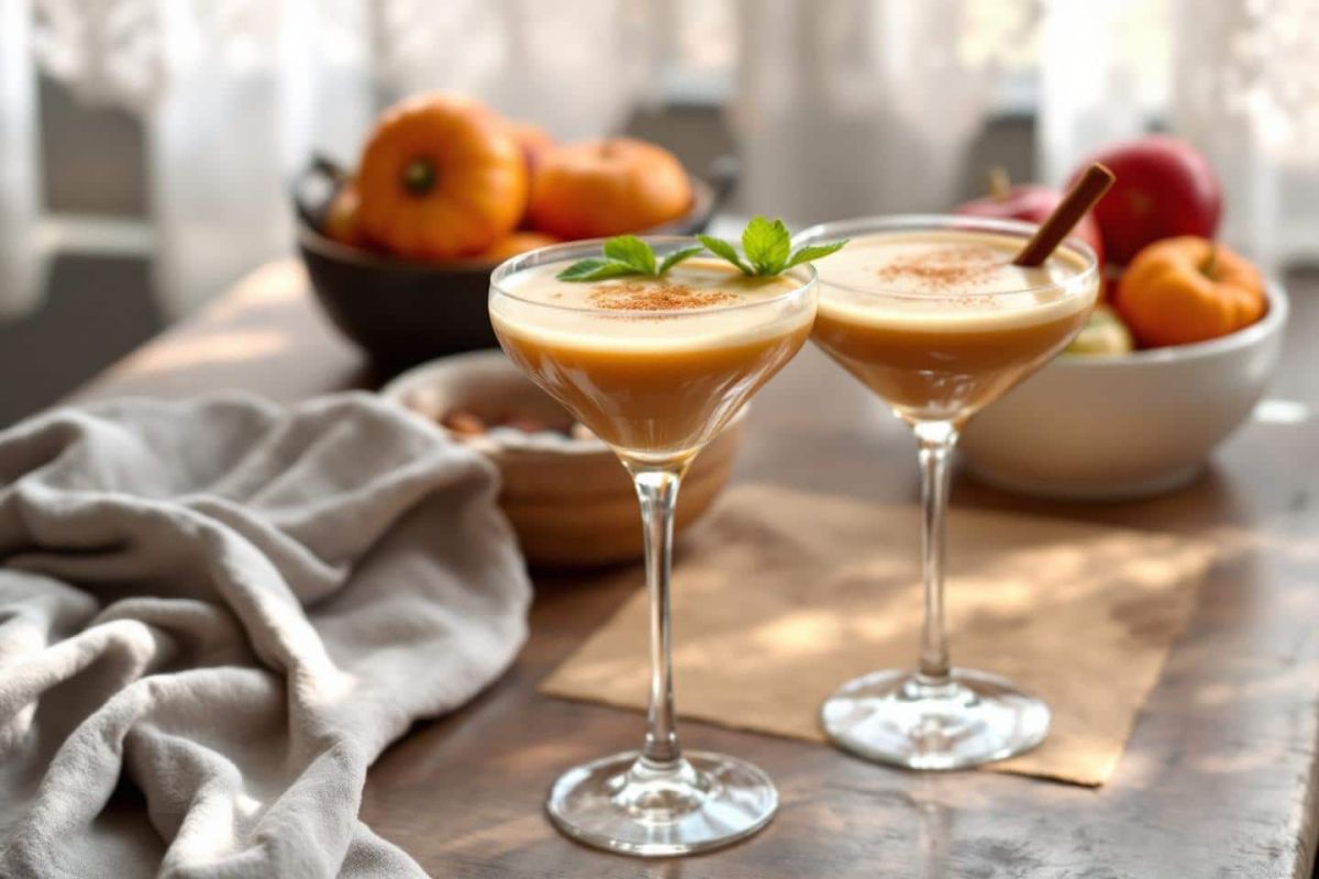 La magie du Pumpkin Spice Latte Martini pour un automne élégant