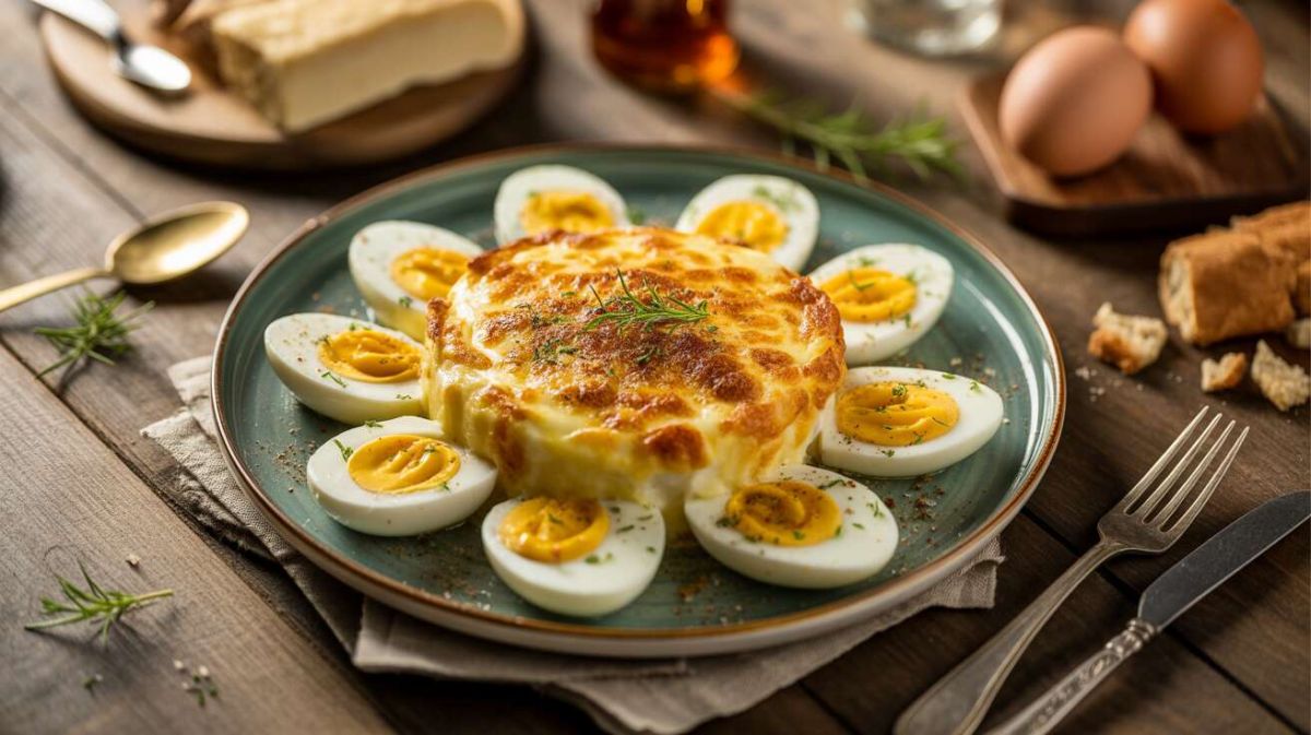 Gratin d’œufs durs : découvrez un plat réconfortant