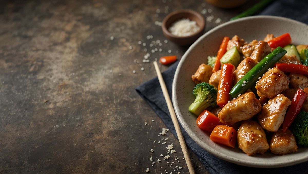 Wok de poulet sauté aux légumes et sésame : une recette incontournable