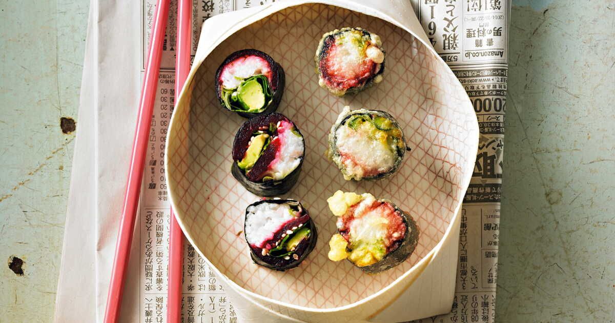 Entre terre et mer : les makis betterave-avocat à la conquête de vos papilles