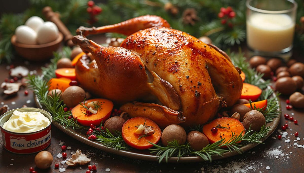 Un festin de saveurs : la pintade farcie pour des fêtes enchanteuses