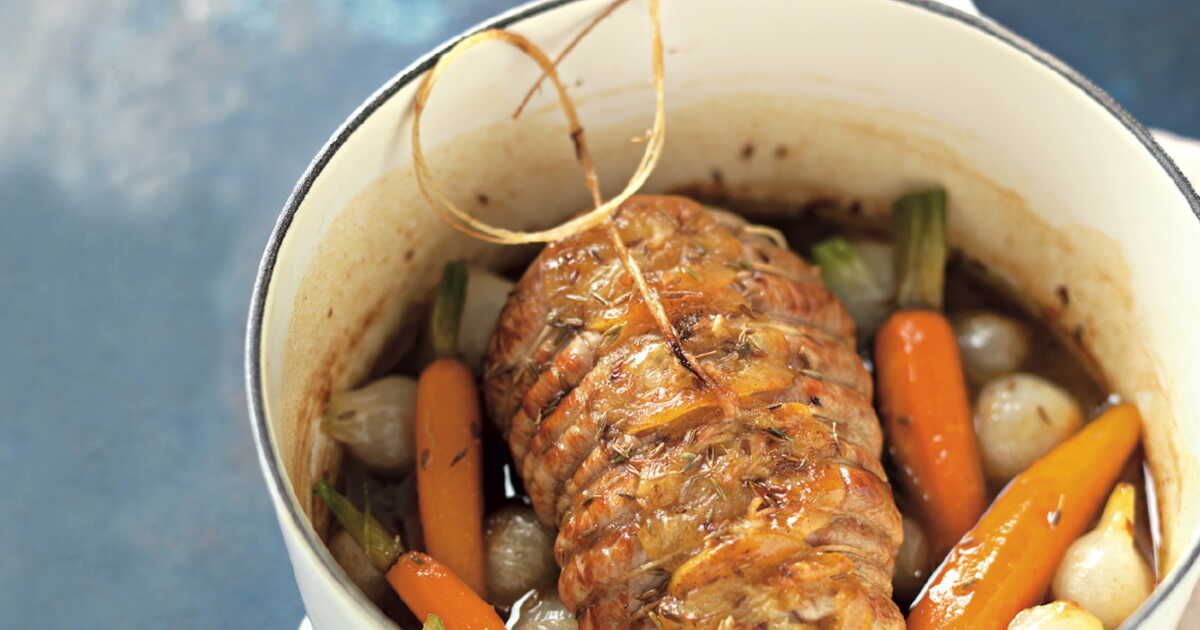 Savourez un rôti de veau au citron et au fenouil, une recette pleine de fraîcheur