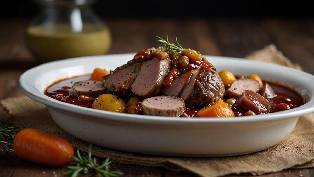 Recette de lapin à la sauce au vin rouge