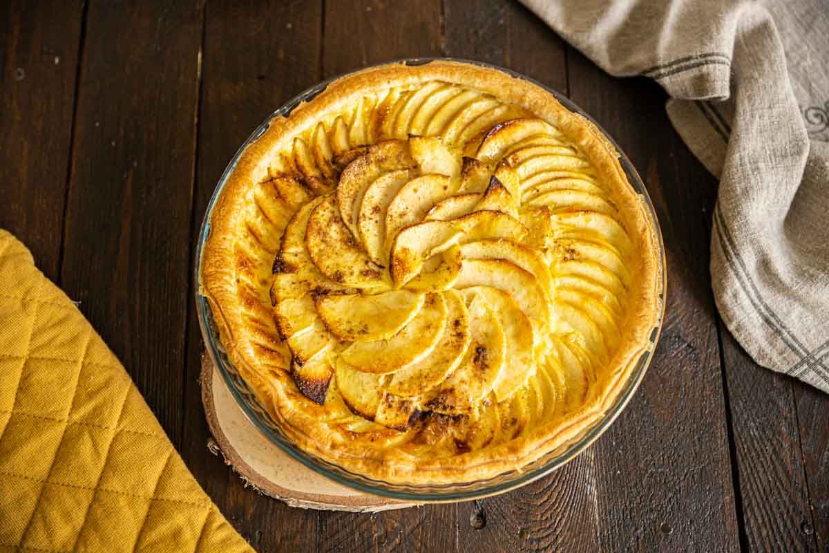 Dégustez une tarte aux pommes maison