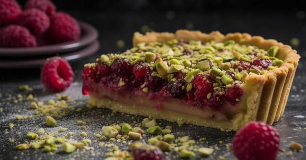 Découvrez la tarte pistache-framboise qui éblouit en un rien de temps