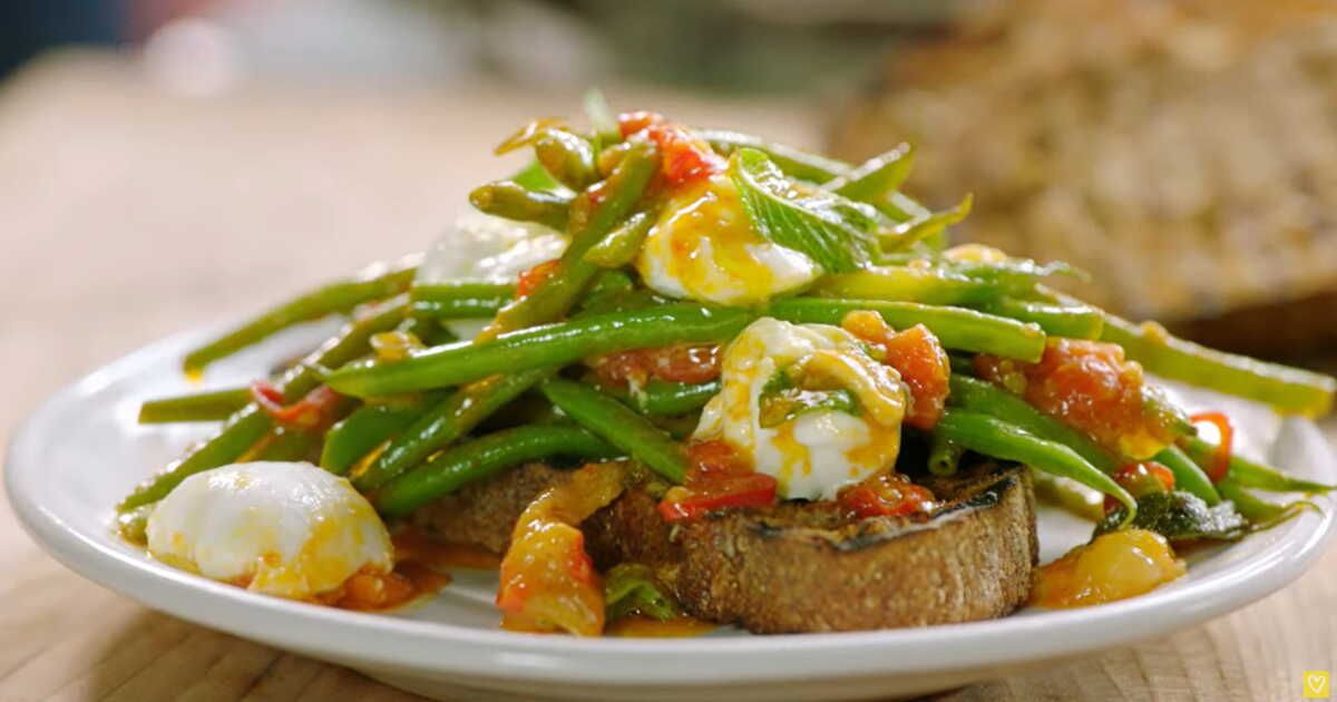 Éveillez vos papilles avec une salade aux haricots verts, tomates cerise et mozzarella