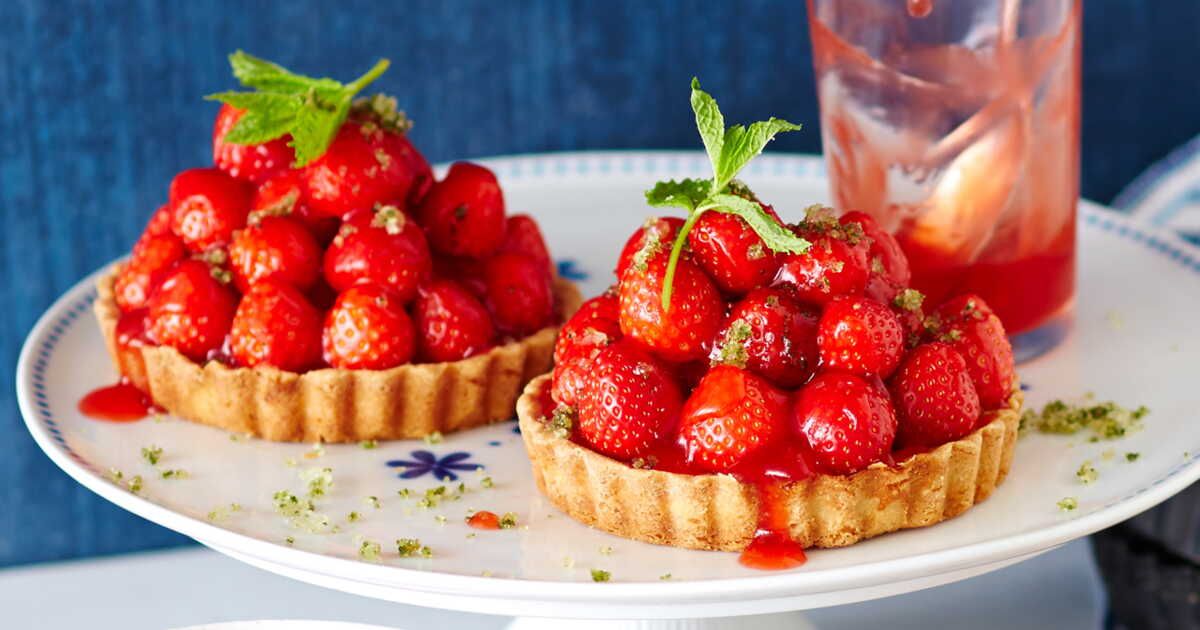 Des tartelettes au citron et fraises Mara des bois qui vous feront craquer