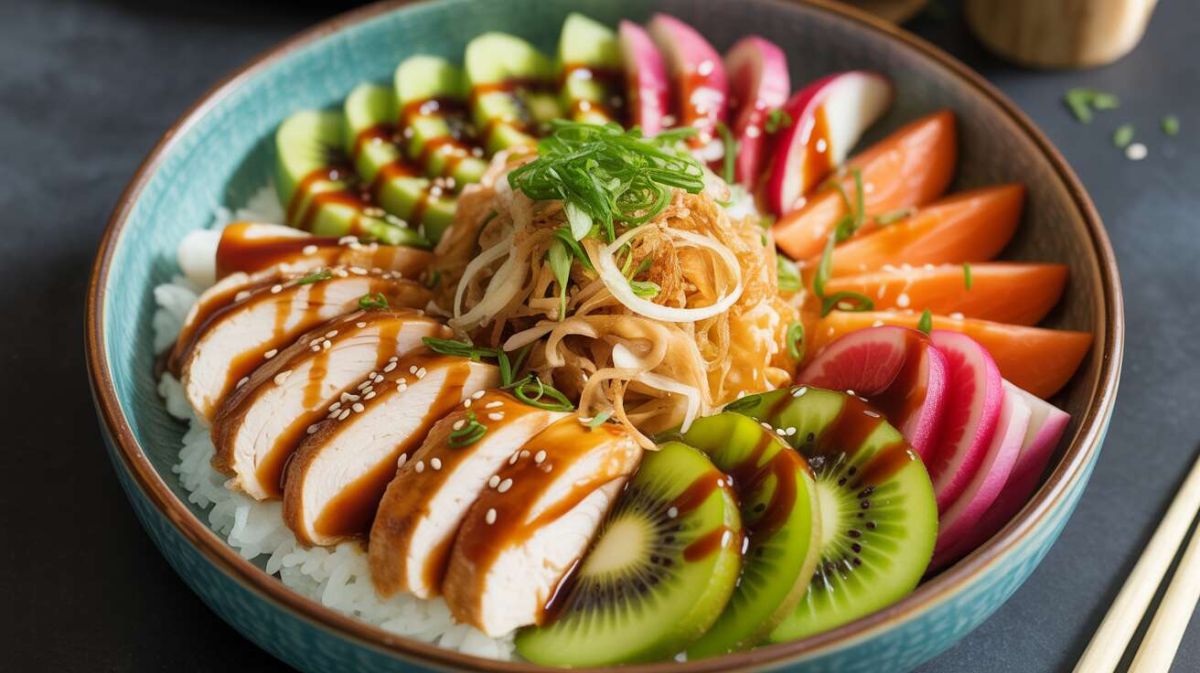 un poké bowl d’été aux saveurs audacieuses