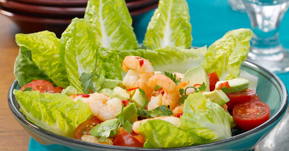 Une salade de crevettes au citron vert qui fait sensation