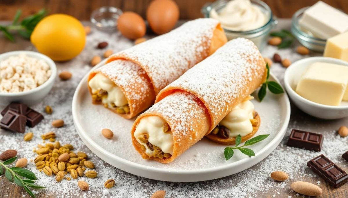Découvrez l'irrésistible cannoli à la pistache : recette authentique à savourer