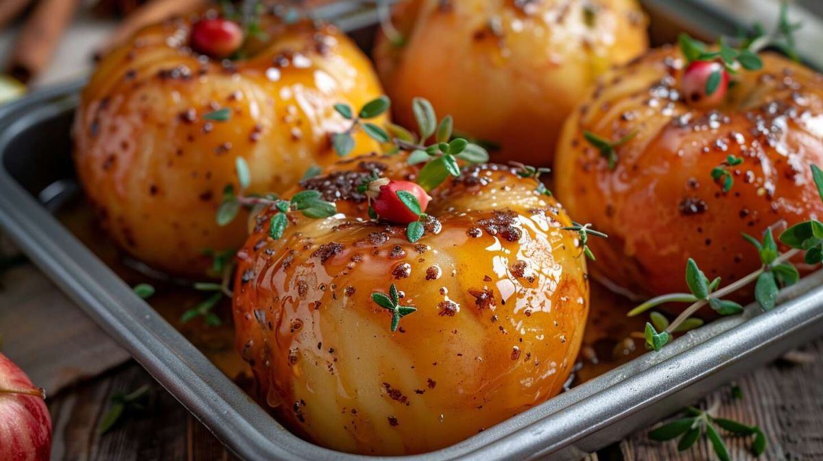 Les pommes au four caramélisées : un dessert simple et exquis