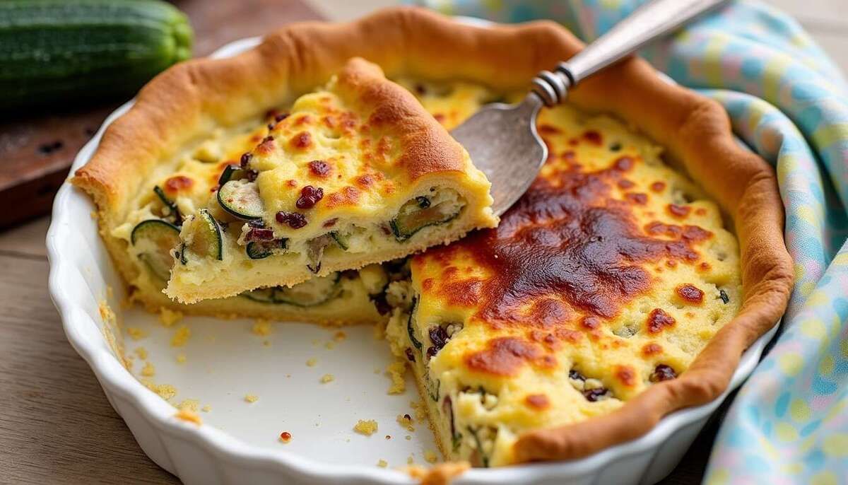 Découvrez la tarte au thon et courgette, un délice à partager