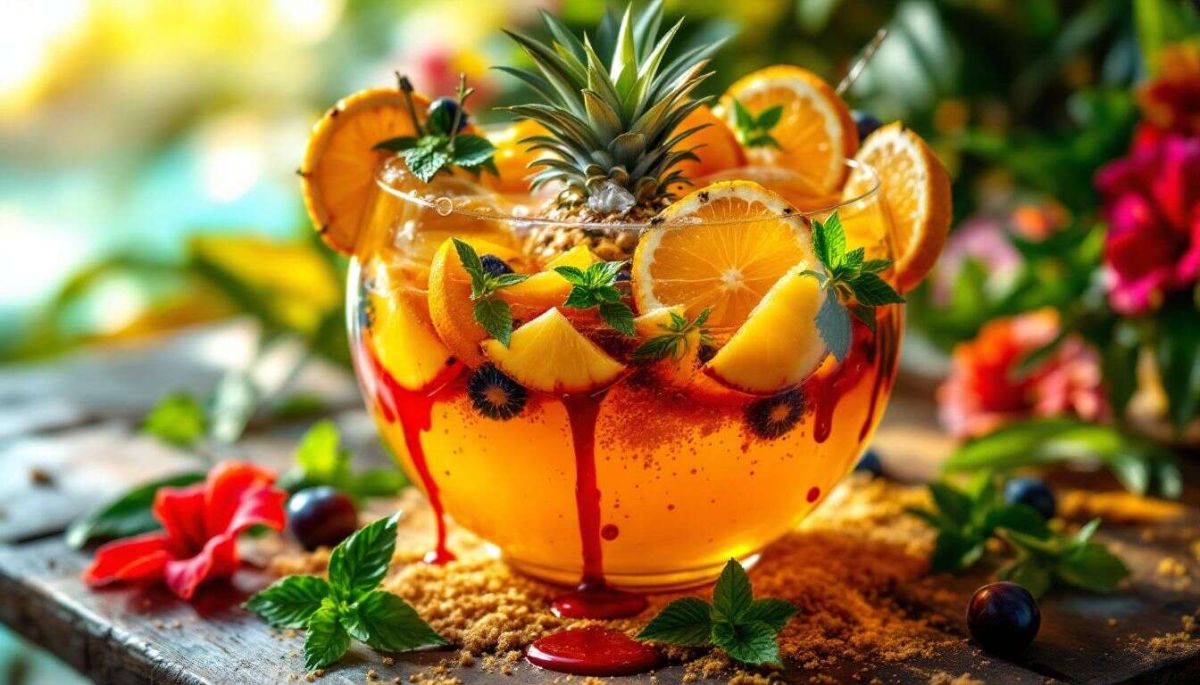 Un voyage exotique à travers une recette de punch délicieuse