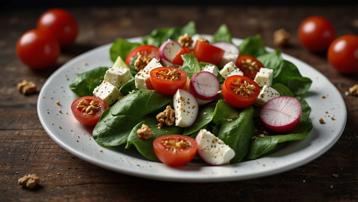 Salades fraîches : l'art des entrées légères et savoureuses