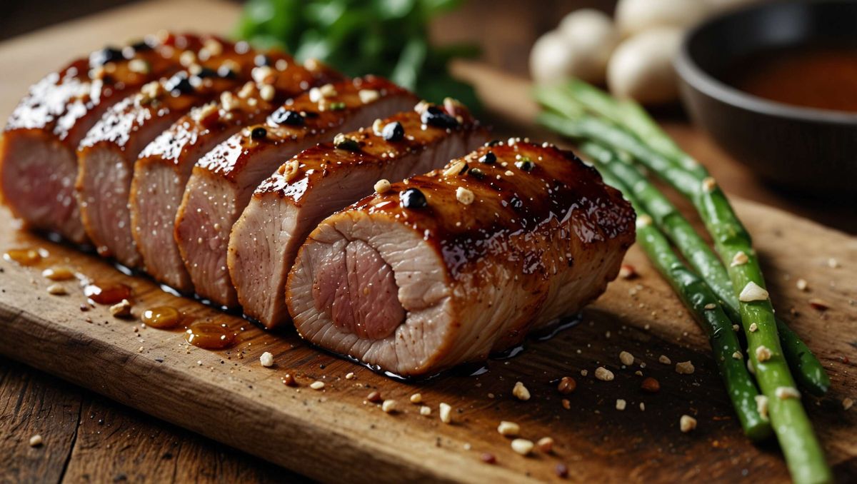 filet mignon de porc laqué à l'asiatique : une explosion de saveurs en un clin d'œil
