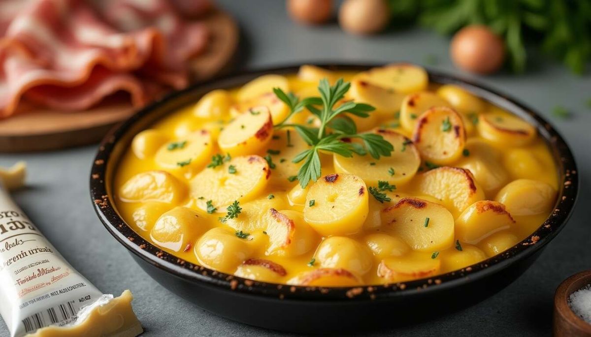 Dégustez une tartiflette crémeuse avec le Cookeo