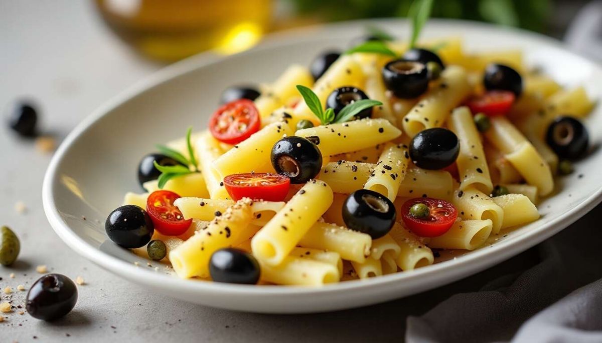 Une salade de pâtes à l'huile d'olive qui fera sensation