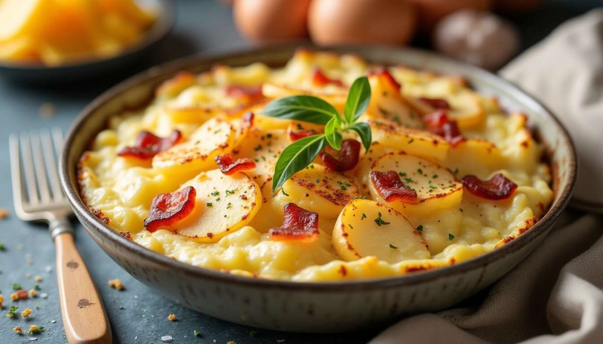 Un gratin dauphinois aux lardons pour régaler vos proches
