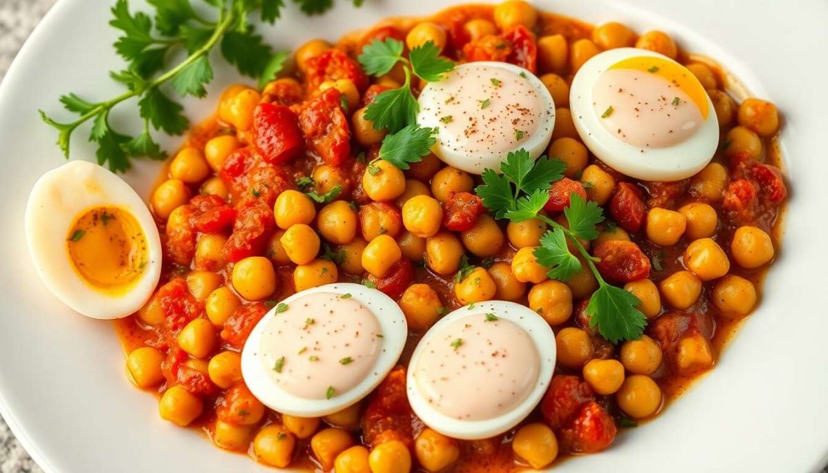 Chakchouka aux pois chiches : une explosion de saveurs à découvrir