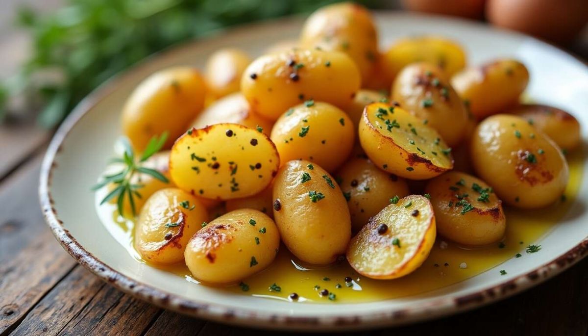 Savourez la légèreté avec ces pommes de terre grenaille au four