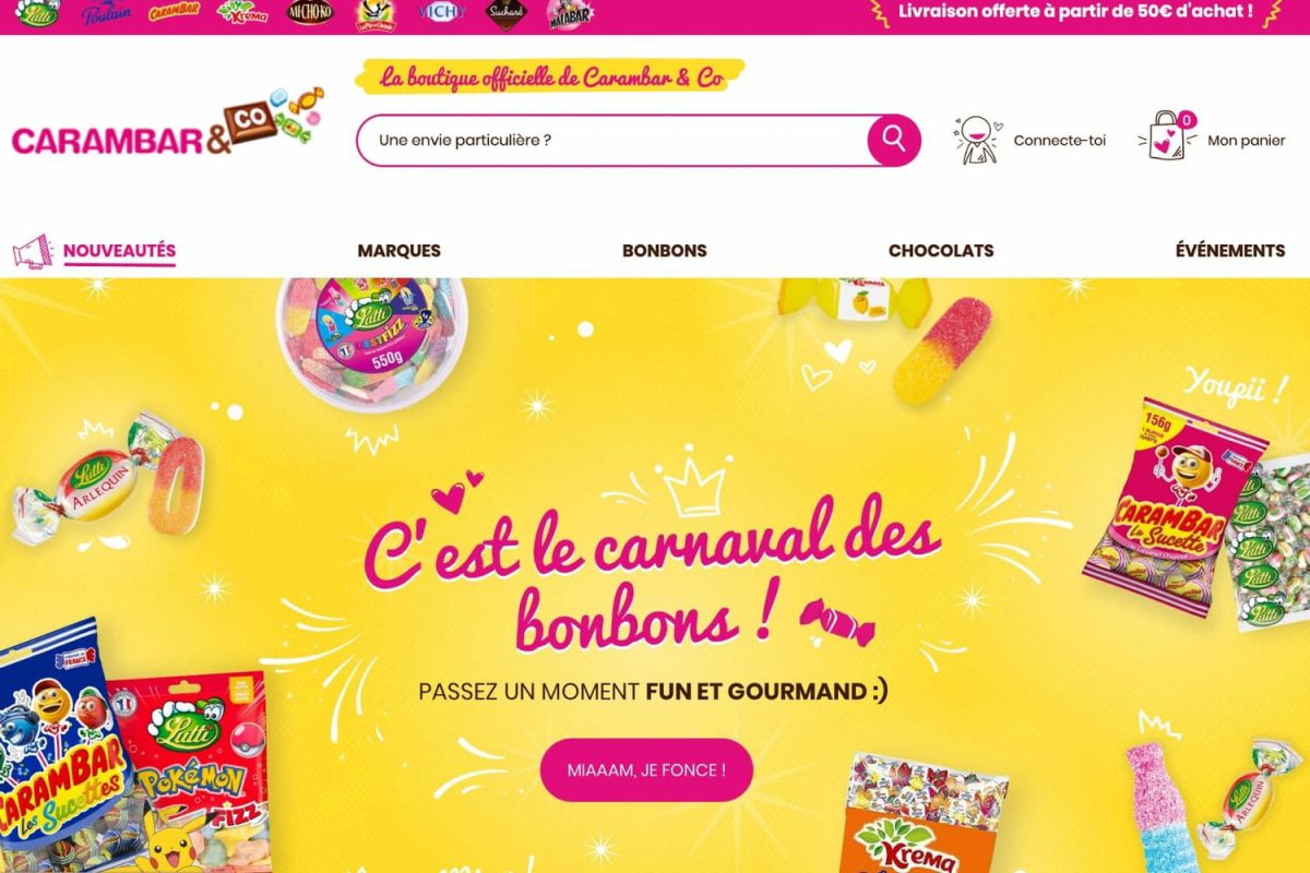 Carambar & Co lance sa boutique en ligne avec plus de 100 références !